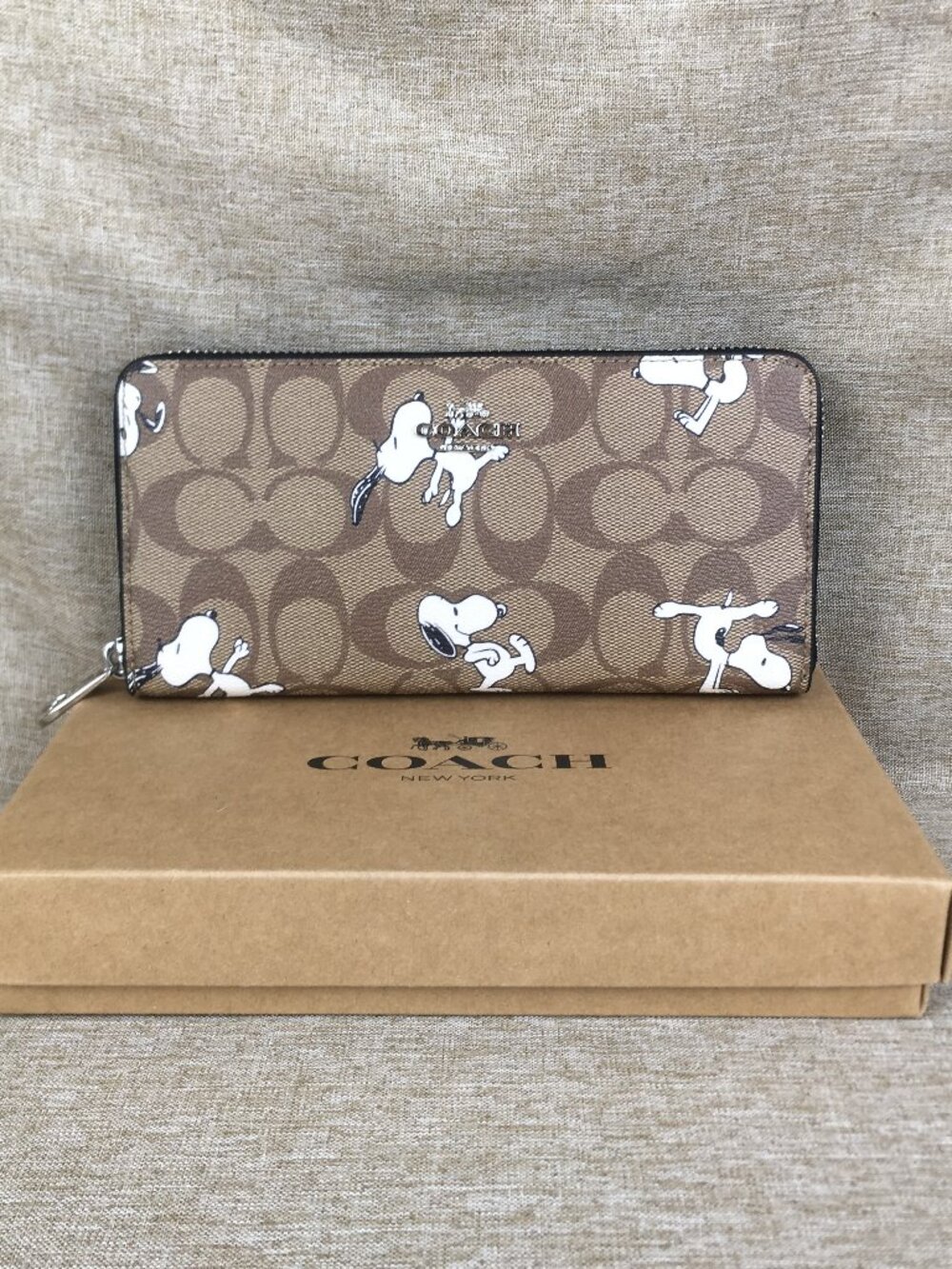 Coach x Peanuts Snoopy Wristlet Wallet